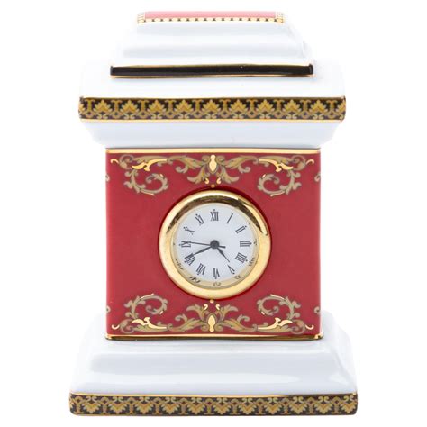 versace medusa miniature mantel clock|Rosentah Versace Medusa Porcelain Mini Clock .